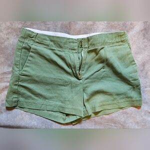 Crewcuts High Waist Green Girl's Shorts